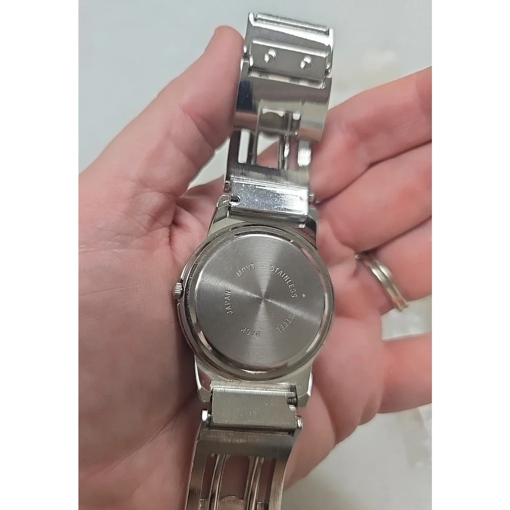 Vintage Retro Classic Stainless Steel Spinner Dial Fashion Wrist Watch with Box‎